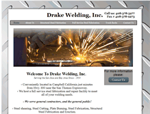 Tablet Screenshot of drakewelding.com